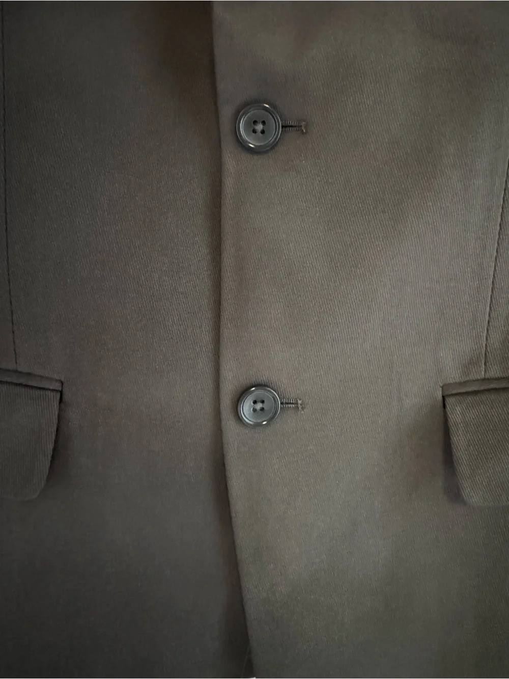 PJ PAUL JONES Men’s Charcoal Gray Two-Button Slim Fit Blazer NWT Size L